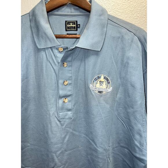 Vintage US Open Congressional Polo Shirt Goldwin Golf Apparel Japan Made XL - Picture 2 of 10